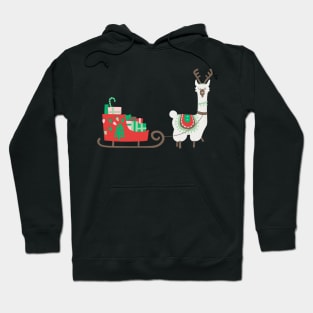 Christmas llama Hoodie